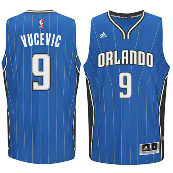 Camiseta Nikola Vucevic 9 Orlando Magic adidas Player Swingman Azul Hombre
